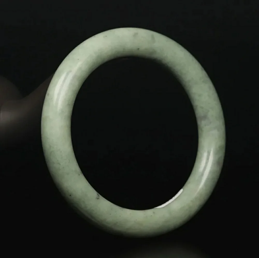 Natural Green Chinese Guizhou Jade Jadeite Quartz Gemstone Bangle Bracelet JK618